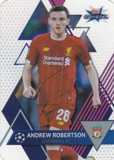 Andrew Robertson Liverpool 2019/20 Topps Crystal Champions League Base card #60